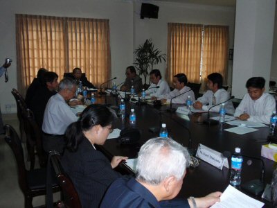 Photo 1. Chaired by Senior Minister of Planning, Cambodia.