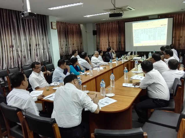 Photo 1. Presentation on e-Census of Economic Census of Japan in Central Bureau of Statistics (CBS) I