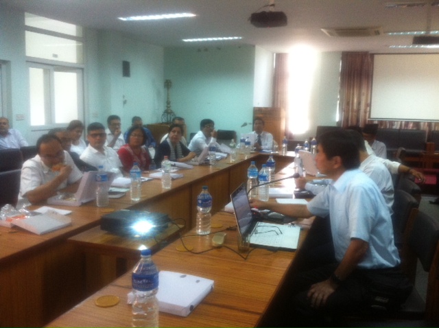 Photo 2. Presentation in Central Bureau of Statistics (CBS)