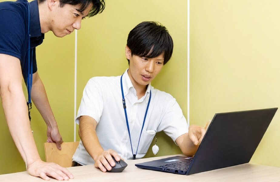 仕事の様子