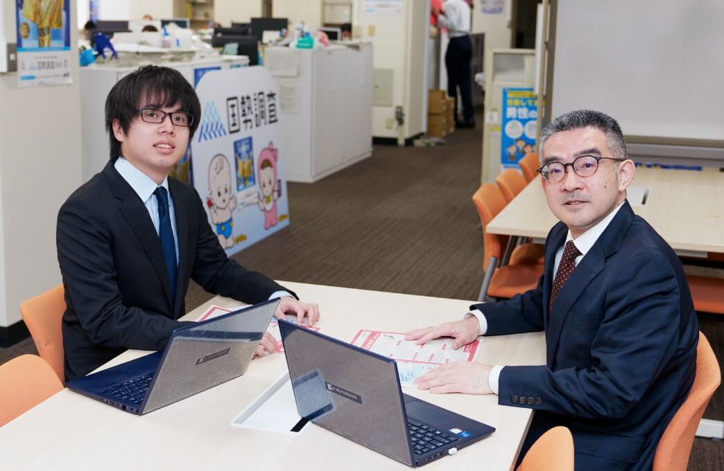 国勢統計課長インタビュー画像