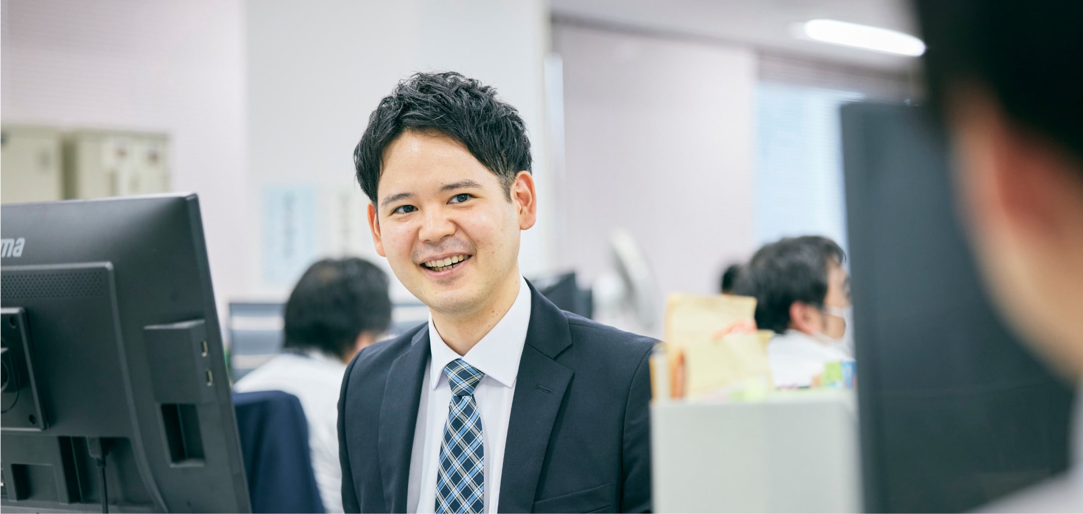 仕事の様子