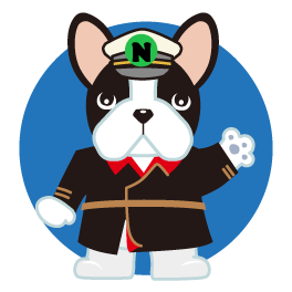 ドッグ船長のイラスト